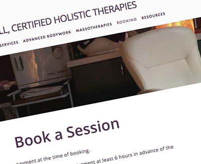 Massage Therapist Online Booking System