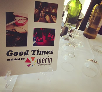 Glerin sponsored the bar at the unveiling