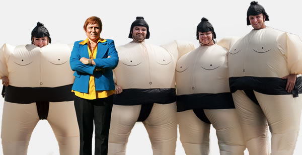 Glerin Business Resources sumo wrestlers